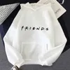 mulheres amigos impressão hoodie lg manga pulôver fi roupas casuais cor sólida feminina primavera outono fi streetwear z7pj #