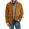 남자 정장 스프링과 여름 스웨이드 재킷 비즈니스 캐주얼 싱글 가슴 품질 Blazers Man Vest Steampunk