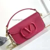 High Leather 2024 Shoulder Fashion Bags New Style Quality Lady Bag Purse Underarm Vlogoo Small Square Woman Chain Valens Tino Womens Crossbody X03X