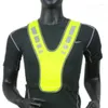 Racingjackor Cycling Reflective Vest High Synibility Safe Jacket For Night Riding Running Jogging Motorcykel utomhus sportmäster