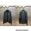 Designer B Family Edition Paris New Letterme Family Family Black Zipper Coat Usisex Lose Coat 9flw