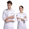 breathable Mesh Chef Uniform Hotel Restaurant Canteen Kitchen Lg-sleeved for Men and Women Ideal m3P8#