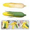 Decorative Flowers 3 Pcs Simulation Corn Realistic Food Model Plastic Decoration Fake Vegetables Models