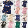 Pigiami per bambini Set Neonato Cartoon Indumenti da notte Bambini Estate Pantaloncini a maniche corte Ragazzi Ragazze Gioventù Abbigliamento per il tempo libero Abbigliamento per la casa Abbigliamento per bambini P6Of #