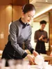 2023 Spring/Summer Baking Work Clothing For Womens Western Restaurants Luxury Waiter Shirt+Apr Set Bread Shop Waitr Uniform d9to#