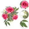 Castiçais Castiçal Guirlanda Decoração de Aniversário Menina Anéis Pilares Flor Decorativa Artificial Centerpieces Grinaldas Plástico