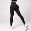 Damesleggings Lange naadloze yogabroek Dames Hoge taille Heup-tot-heup Strakke broek Billen Elastisch Fitnessmodellen