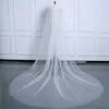 Blanc ivoire photo physique voile de mariage 3 mètres Lg voiles de mariée doux avec peigne mariée accessoires de mariage velos de novia T02Z #