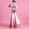 Danse folklorique chinoise Hanfu Vêtements Traditial Yangko Costume de danse Fée Folk Dr Stage Wear Classique Carré Fan Dance Set X37M #