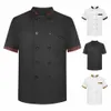 Canteen Waiter Top Chef Shirt Dreating Stain-resistent kockuniform för köksrestaurang personal dubbelbröst för kockar E3ZW#