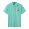 Herren Polo-Shirt Marke Modebrief Casual hochwertige kurze Top losen Kragen halb Ärmeln Männer Business Clothing T-Shirt Asien Größe M-2xl