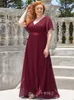 Vrouwen Plus Size Lg Dres 2023 Nieuwe Zomer Korte Mouw Formele Luxe Chic Elegante Turkse Bruiloft Avondfeest Prom Kleding e19Q #