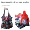 Borse portaoggetti Borsa shopper Borsa ecologica portatile pieghevole Borsa per la spesa per supermercato di grande capacità Borsa a tracolla per donna Organizzazione domestica