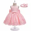 Barndesigner Girl's Dresses Headwear Set Sweet Dress Cosplay Summer Clothes Toddlers Clothing Baby Childrens Girls Summer Dress P969#