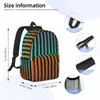 Sac à dos Maiquetia Venezuela Cruz Diez sacs à dos garçons filles Bookbag mode étudiants sacs d'école ordinateur portable sac à dos sac à bandoulière