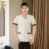 top Dishwer Cleaning Clothes Staff Work Housekee Costume Ladies Restaurant Women's Hotel Pedicure Shirt Waiter Uniforms w1L0#