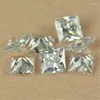 Diamants en vrac vente directe d'usine 7x7mm 2ct I couleur forme carrée coupe Moissanites pierres précieuses pour bijoux bricolage GRA certificat Pass