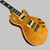 Cut electric guitar - Flame Maple, mahogany support, Rosewood Frets 22 Frets free boat