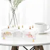 Dinnerware Sets Fruit Tray Snack Compartment Platter Baby Coffee Tables Trays For Container Decorative