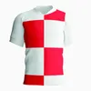 24 25 Nouveau maillot de football Croacia MODRIC national MANDZUKIC PERISIC KOVACIC 2024 Euro Cup Croatie Maillot de football Rakitic Kramaric KALINIC Hommes Enfants Kit uniformes