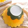 Bowls Ceramic Bowl Sunflower-Shaped Noodles Cookware Multifunction Home Decoration Dining Flower