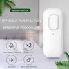 Purificatori d'aria Mini purificatore d'aria a ioni negativi deodorante domestico plug-in per rimuovere gli odori dalla toilette degli animali domestici e i detergenti domesticiY240329