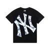 メンズTシャツ夏ファッションメンズレディーンNY TシャツコットンティーアウトドアOネックY2K Tシャツ夏