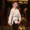 Hommes Femmes Hôtel Serveur Nettoyant Uniformes de travail Restaurant chinois Costumes de femme de ménage Hanfu Manteaux Housekee Uniforme AS347 P8T8 #