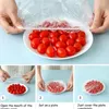 Storage Bags 50/100/200pcs Disposable Food Cover Kitchen Refrigerato Fruit Preservation Plastic Wrap Lids Bag Stretch Bowl Dish Cap