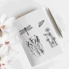 Opslagflessen Siliconen zegel Stempel Scrapbooking Postzegels Verzendkosten Bloemen Helder Transparant Ornament