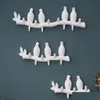 Hooks Rails Bird Shaped Wall Hook Abs Home Decor Living Room Hanger Harts Harts Kök Accessory Coat Cloth Hat Hatt Handväska Holder D Otnz9