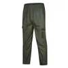 Pantalons pour hommes pantalons de survêtement de haute qualité pantalons militaires multi-poches décontractés pantalons cargo surdimensionnés pantalons de combat en plein air pour hommes d'âge moyen