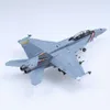 1/100 F-18 Hornet Strike Attack Fighter Plane Model Diecast Military Models for Collections and Gift