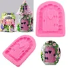 Baking Moulds Cartoon Door In Fairy Story Shape Silicone Molds Fondant Cake Decoration Sugar Craft Tools H545