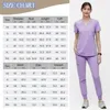 Offre spéciale Anti-rides Wable tissu doux infirmière Scrubs uniforme d'hôpital Scrubs médicaux femmes Jogger Scrubs ensembles Z7xh #