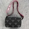 Solidny kolor drukowany litera zamek błyskawiczny Crossbody Square Womens 70% zniżki na sprzedaż online