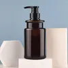 Liquid Soap Dispenser 2pc 500ml Bottle Plastic Press Bathroom Shampoo Body Empty Portable Refillable Pump Can