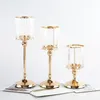 Bougeoirs en verre cristal, chandelier, artisanat européen, décoration pour dîner aux chandelles, Table de cuisine