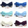 Noeuds papillon incrustés Phnom Penh mariage bleu rouge laine femmes enfants velours garçon fille hommes flexible couleur verte noeud papillon noir accessoires Y240329