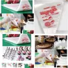 Cake Tools 100 Pcs Baking Decorating Bag For Tool Disposable Pi Icing Nozzle Fondant Pastry Tips Drop Delivery Home Garden Kitchen D Dhuge