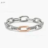 DY Desginer David Yurma Jewelry Top Quality Bracelet Simple and Elegant Popular Woven Twisted Rope Fashion Ring David Bracelet Fashion David 76