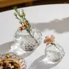 家庭用装飾用のガラスの花の花瓶テラリウムテーブル装飾品デスクトップ北欧