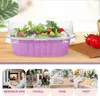 Take Out Containers 20 Sets Aluminum Foil Cake Box Baking Liners Food Boxes Tools Paper Cup Pans Cupcake Holder Pudding Muffin Container