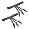 Belts 2Pcs/Set Elastic Leg Suspenders Plastic Locking Clamps Shirt Stays Holder Straps Drop