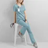 1pc Pantalones Hospital Uniforme Mujeres Médicos Scrubs Proveedor Médico Patrón Marca Doctor Diseñador Médico Clínica Dental Belleza Spa w20m #