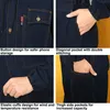 work Overall Uniform Men Women Cott Workshop Lg Sleeved Coverall Welding Suit Car Repair Workshop Mechanic Plus Size Clothes U4th#