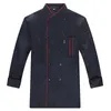 Uniforme de catering LG manga jaqueta de cozinha masculina uniforme de trabalho de cozinha hotel mulheres garçom roupas 80rx #