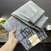 Jeans masculinos high end verão fino ajuste americano rua reta tubo solto vintage salpicado pintura dot denim calças compridas