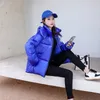 2023 neue Koreanische Fi Kurze Winter Gepolsterte Mantel Frauen Parkas Glänzend Unten Cott Jacke Mit Kapuze Parka Warme Weibliche Casual Outwear f51K #