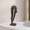 装飾的な置物抽象テーブルアートの装飾ミニマリスト装飾樹脂ホームオフィスデスク彫像リビングルームスタディスタジオのための彫像